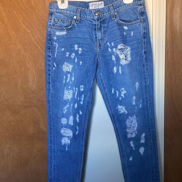Derek Lam 10 crosby denim. Cropped relaxed fit jeans. Size 4. - Picture 3 of 6